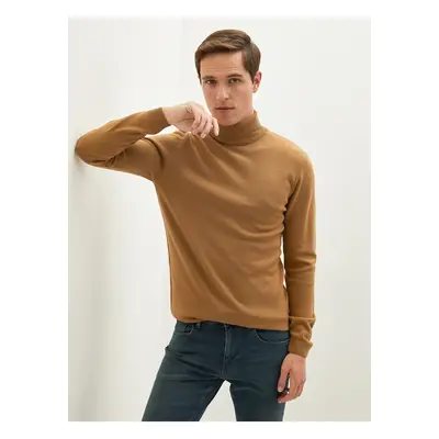 LC Waikiki Turtleneck Long Sleeve Slim Men's Knitwear Sweater