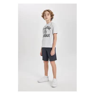 DEFACTO Boys Pique Basic Bermuda Shorts