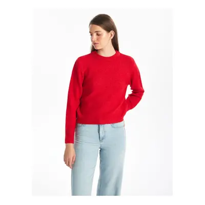 LC Waikiki Crew Neck Plain Long Sleeve Women's Knitwear Sweater