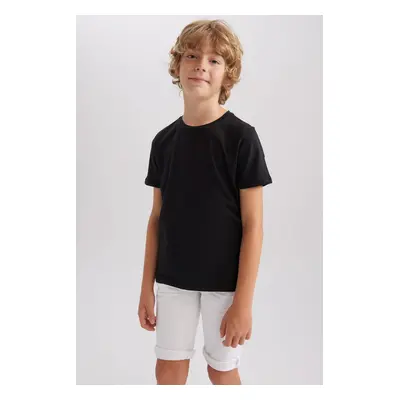 DEFACTO Boy's Regular Fit Short Sleeve T-Shirt