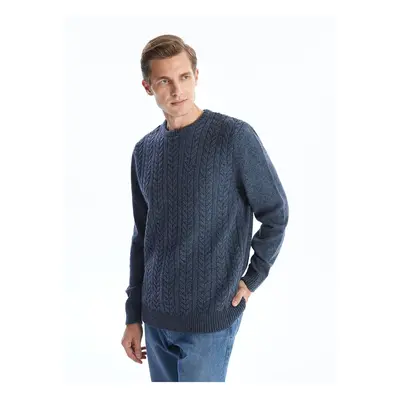 LC Waikiki Crew Neck Long Sleeve Men's Knitwear Sweater - W4gj43z8