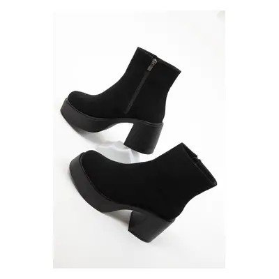 Soho Black Suede Women's Boots & Bootie