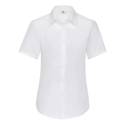 FRUIT OF THE LOOM F16•LADIES SHORT SLEEVE OXFORD SHIRT