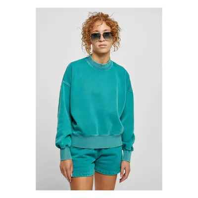 Dámský oversized Stone Washed Crewneck akvarel