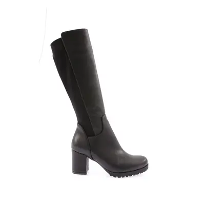 DGN Women's Zippered Heeled Boots.