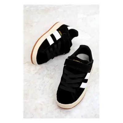 Soho Black and White Kids Sneakers