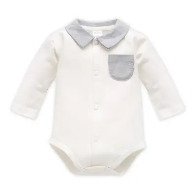 Pinokio Kids's Charlie Longsleeve Buttoned Bodysuit K