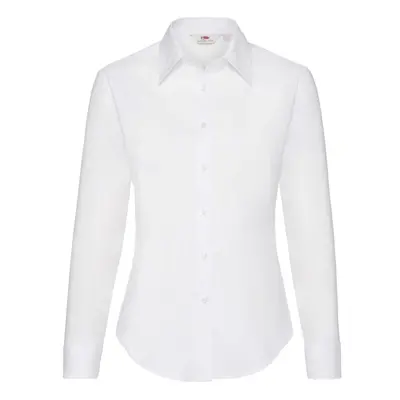 FRUIT OF THE LOOM F15•LADIES LONG SLEEVE OXFORD SHIRT