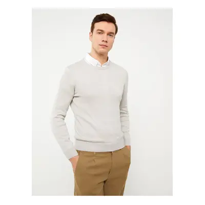 LC Waikiki Crew Neck Long Sleeve Men's Knitwear Sweater