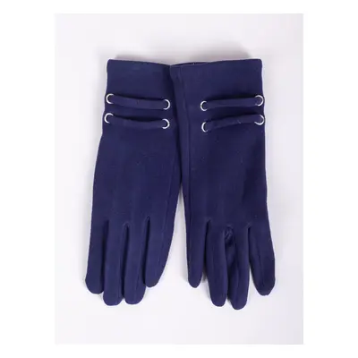 Yoclub Woman's Women's Gloves RES-0099K-195C Navy Blue