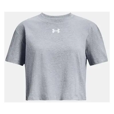 Dívčí tričko Under Armour CROP SPORTSTYLE LOGO SS