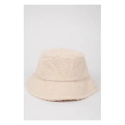 DEFACTO Women's Basic Plain Cotton Bucket Hat