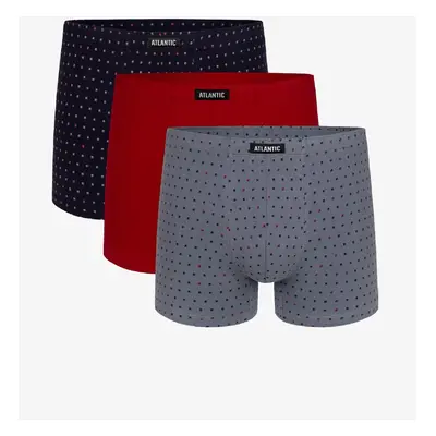 Pánské sportovní boxerky ATLANTIC 3Pack - vícebarevné