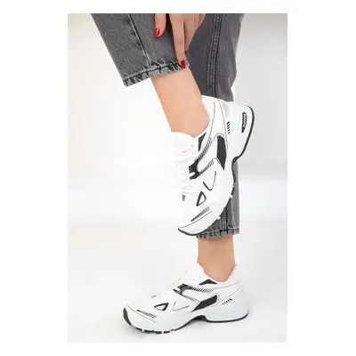 Soho White-Black Women's Sneaker