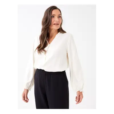 LC Waikiki Loose Collar Plain Long Sleeve Women's Shirt