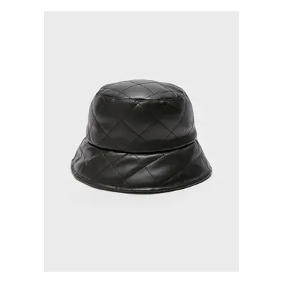 LC Waikiki Girls' Leather Look Quilted Bucket Hat