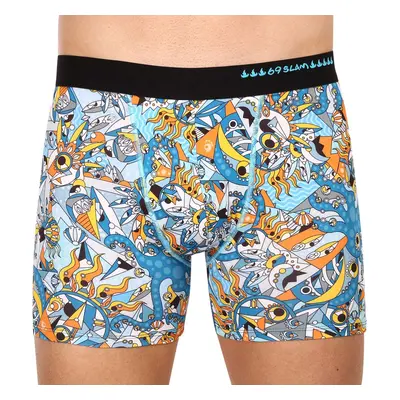 Pánské boxerky 69SLAM fit exotic sea dylan