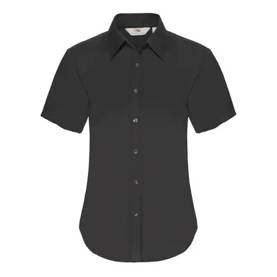 FRUIT OF THE LOOM F16•LADIES SHORT SLEEVE OXFORD SHIRT