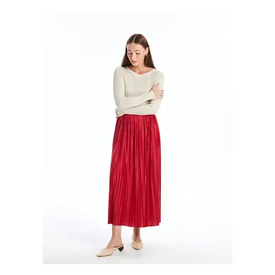 LC Waikiki Lcw Elastic Waist Women's Pleated Skirt