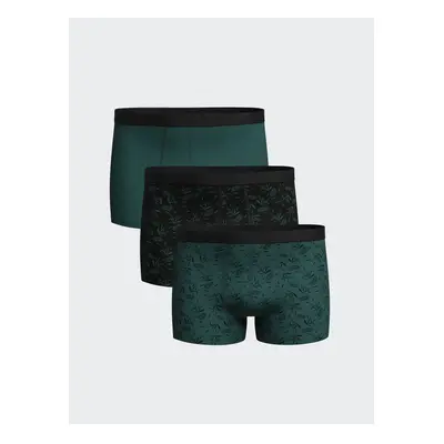 LC Waikiki Standard Mold Flexible Fabric Men's Boxer 3-Piece