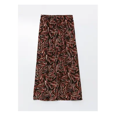 LC Waikiki Lcwk Elastic Waist Patterned Women's Skirt