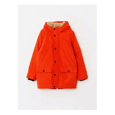 LC Waikiki Lcw Hooded Basic Boy Coat