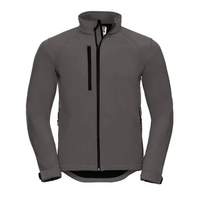 Dark Grey Men's Soft Shell Russell Jacket