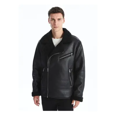 LC Waikiki Standard Fit Men's Leather Look Jacket