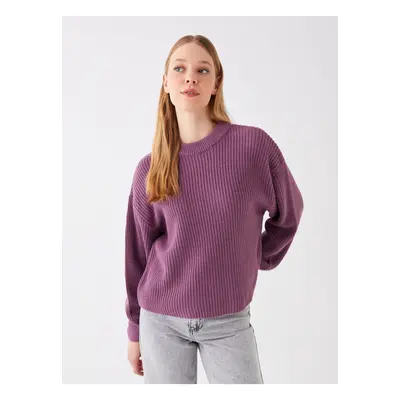 LC Waikiki Crew Neck Plain Long Sleeve Women's Knitwear Sweater