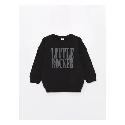 LC Waikiki Crew Neck Long Sleeve Printed Baby Boy Sweatshirt