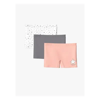 LC Waikiki Printed Girl's Boxer Set of