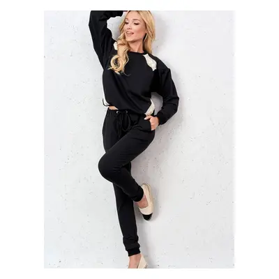 Black sweatshirt Lalous BL-0509. R21