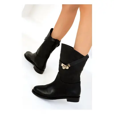 Soho Black Women's Boots & Bootie