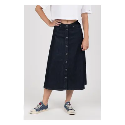 Tommy Hilfiger Skirt - SKIRT HW TAMARA dark blue