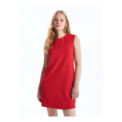 LC Waikiki LCW Women's Crew Neck Straight Dress