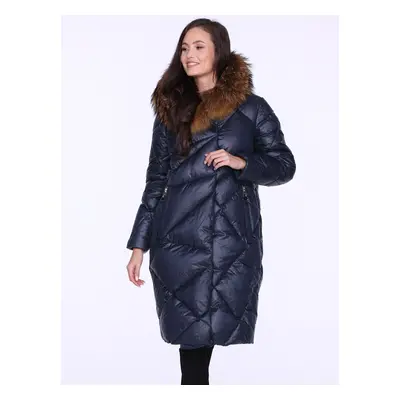 Dámská bunda PERSO PERSO_Coat_BLH220039FR_Navy_Blue