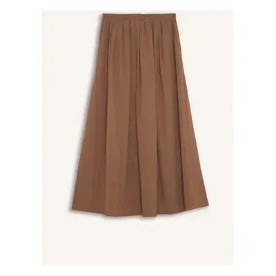 DEFACTO A Cut Normal Waist Basic Straight Flared Maxi Skirt