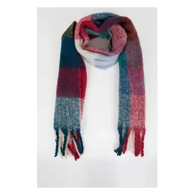 DEFACTO Women's Soft Texture Mixed Pattern Scarf