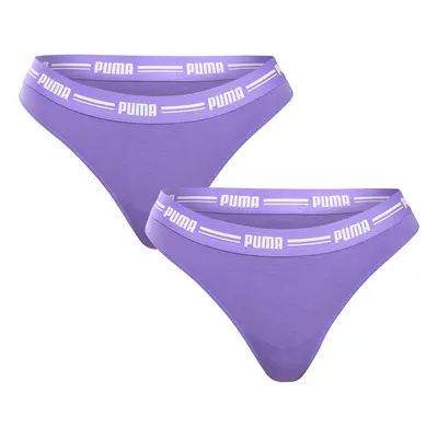 2PACK dámská tanga Puma fialová