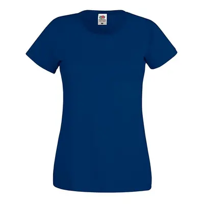 Navy Women's T-shirt Lady fit Original Fruit of the Loom