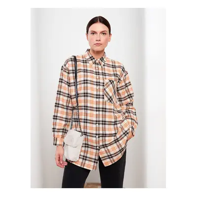 LC Waikiki Lcw Plaid Oversize Women's Lumberjack Shirt