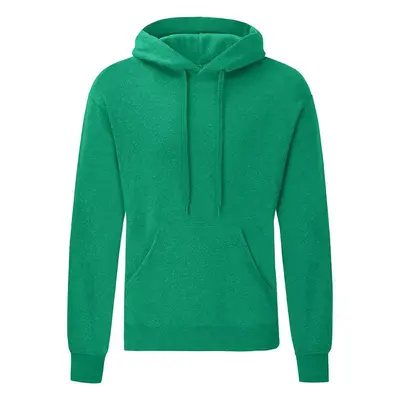 Green Men's Hooded Sweat Fruit of the Loom