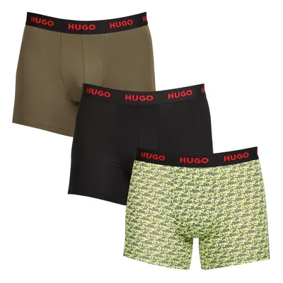 3PACK pánské boxerky Hugo Boss vícebarevné