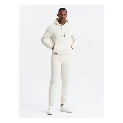 Ombre BASIC men's cotton tracksuit set kangaroo sweatshirt + joggers