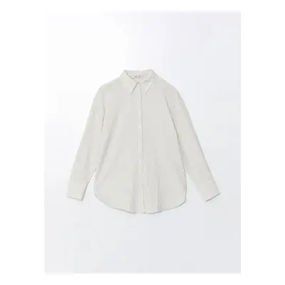 LC Waikiki Lcwk Textured Oversize Women's Shirt