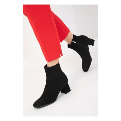 Soho Black Suede Women's Boots & Bootie