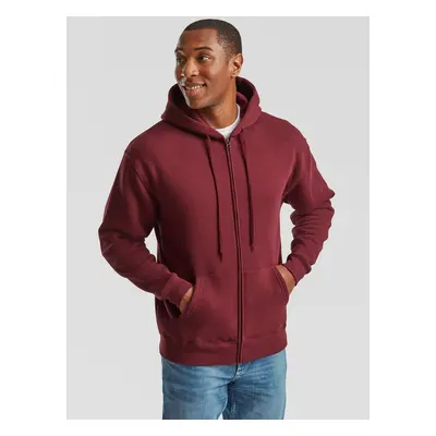 Burgundy Men's Hoodie Premium Fruit of the Loom