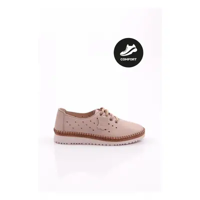 DGN P57 Women's Lace-up Casual Shoes Genuine Leather