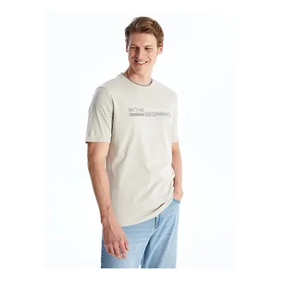 LC Waikiki LCWAIKIKI Classic Crew Neck Short Sleeve Printed Combed Cotton Men's T-Shirt