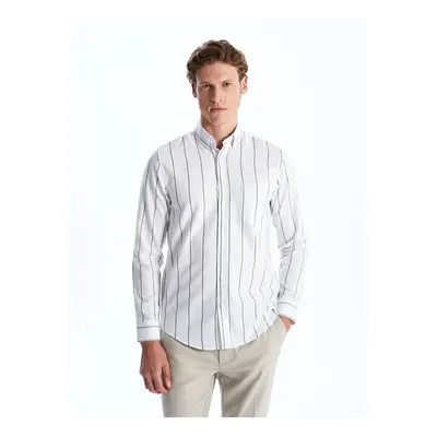 LC Waikiki Regular Fit Long Sleeve Striped Men's Shirt